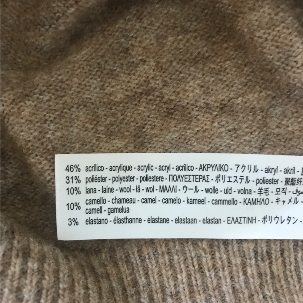 Zara Crossover Buttoned Wool Knit Cardigan - Picture 11 of 11